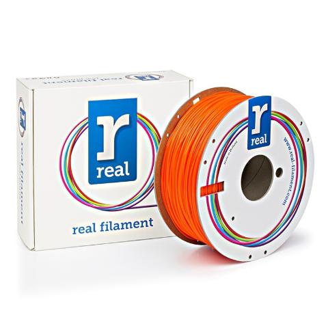3D Printer Filament REAL PETG 1.75mm Spool of 1Kg Translucent Orange (NLPETGORANGE1000MM175)