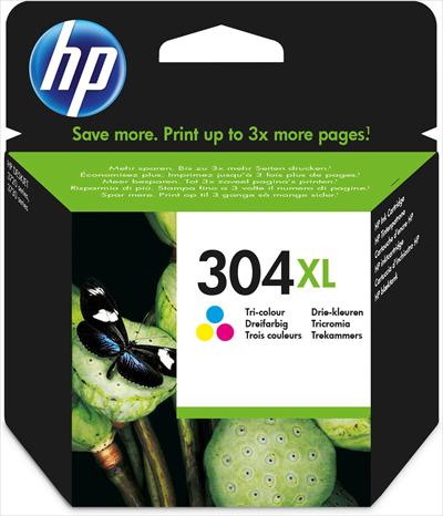 Μελάνι HP 304XL Tri-Color Γνήσιο - 300 σελ. (N9K07AE)