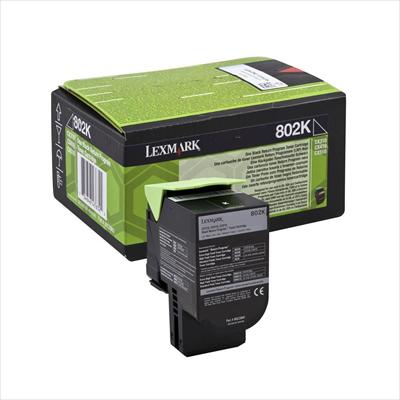 Toner LEXMARK 80C20K0 Black - 1.000 σελ.