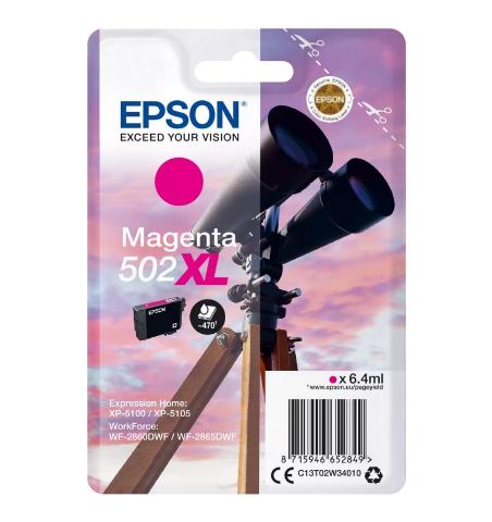 Μελάνι EPSON 502XL Magenta - 470 σελ. (C13T02W34010)