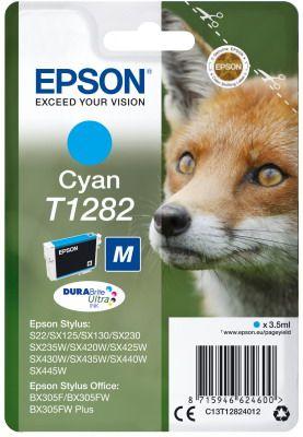 Μελάνι EPSON T12824011 Cyan - 215 σελ. (C13T12824012)