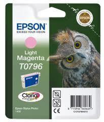 Μελάνι EPSON T0796 Claria Light Magenta - 930 σελ. (C13T07964020)