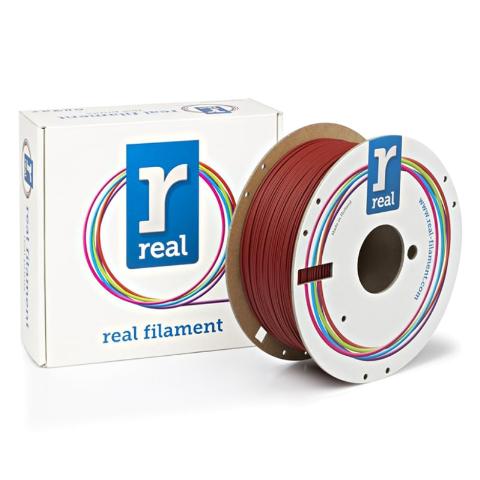 3D Printer Filament REAL PLA 1.75mm Spool of 1Kg 1Kg Dark Red (NLPLAMATTERED1000MM175)