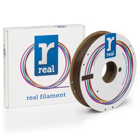 3D Printer Filament REAL PLA 1.75mm Spool of 0.5Kg Brown (NLPLABROWN500MM175)