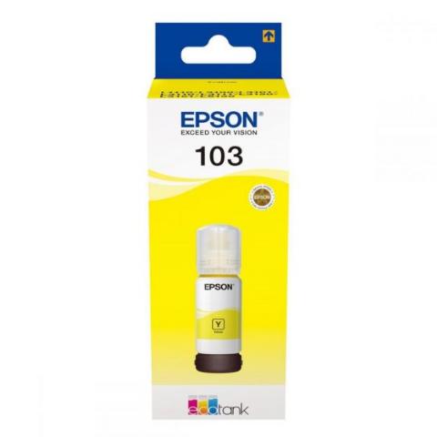 Μελάνι EPSON 103 Yellow Γνήσιο - 7.500 σελ. (C13T00S44A)