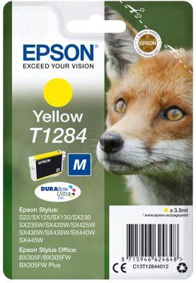 Μελάνι EPSON T12844011 Yellow - 215 σελ. (C13T12844012)