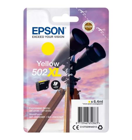 Μελάνι EPSON 502XL Yellow - 470 σελ. (C13T02W44010)