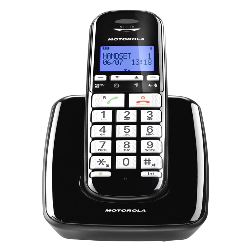 Ασύρματο τηλέφωνο MOTOROLA S3001 Μαύρο