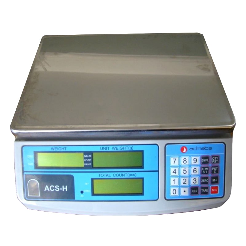 Επαγγελματική Ζυγαριά ADMATE ACS H LED 6KG / 0,2gr μέτρησης Βάρος και Τεμαχίων