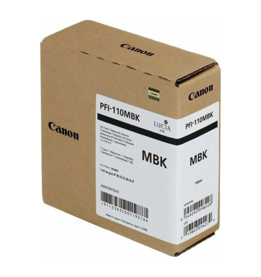 Μελάνι CANON PFI-110 Matte Black - 110ml (2363C001)