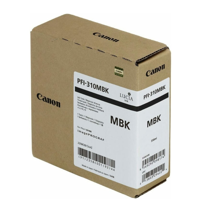 Μελάνι CANON PFI-310 Matte Black - 330ml (2358C001)