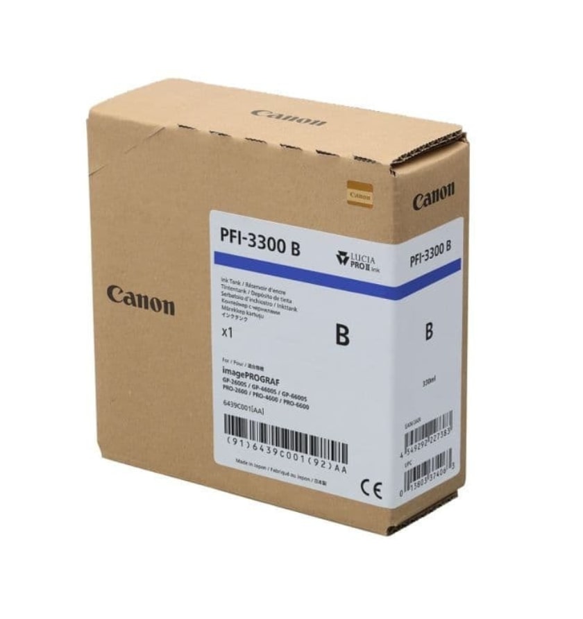 Μελάνι CANON PFI-3300B Blue - 330ml (6439C001)