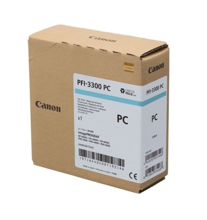 Μελάνι CANON PFI-3300PC Photo Cyan - 330ml (6440C001)