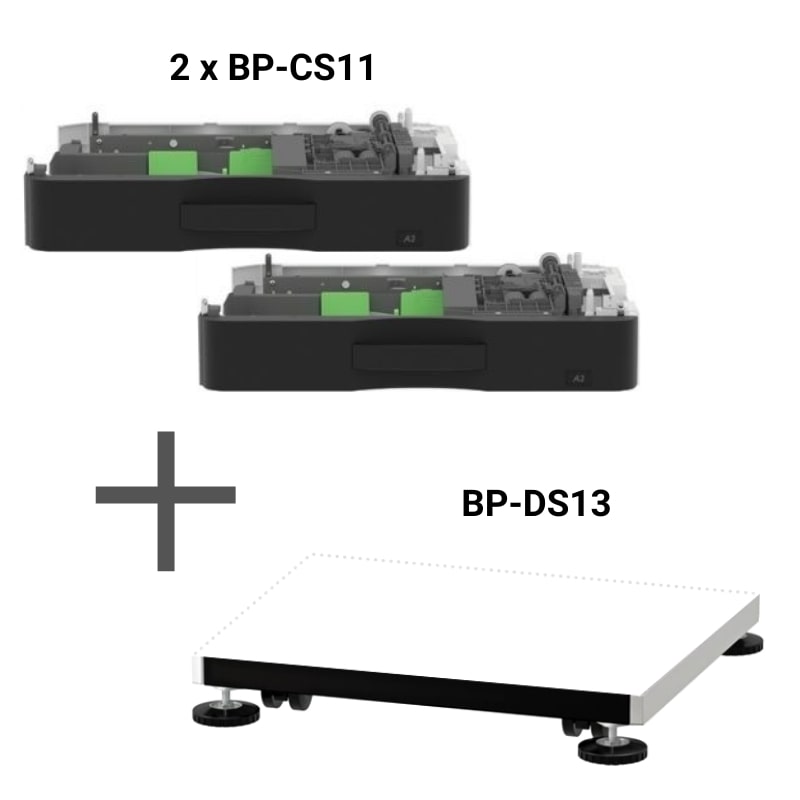 Πακέτο 2 Τροφοδότες Εγγράφων SHARP BP-CS11 Κασέτες 500 φύλλων (σύνολο 1.000 φύλλων) & Βάση BP-DS13