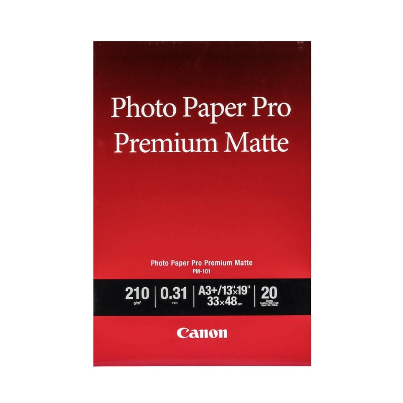 Φωτογραφικό Χαρτί CANON A3+ Premium Matte 210g/m² 20 φύλλα (8657B007AA)