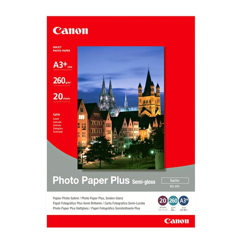 Φωτογραφικό Χαρτί CANON A3+ Semi Gloss 260g/m² 20 Φύλλα (1686B032)