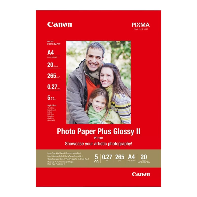Φωτογραφικό Χαρτί CANON A4 Glossy 265g/m² 20 Φύλλα (2311B019)