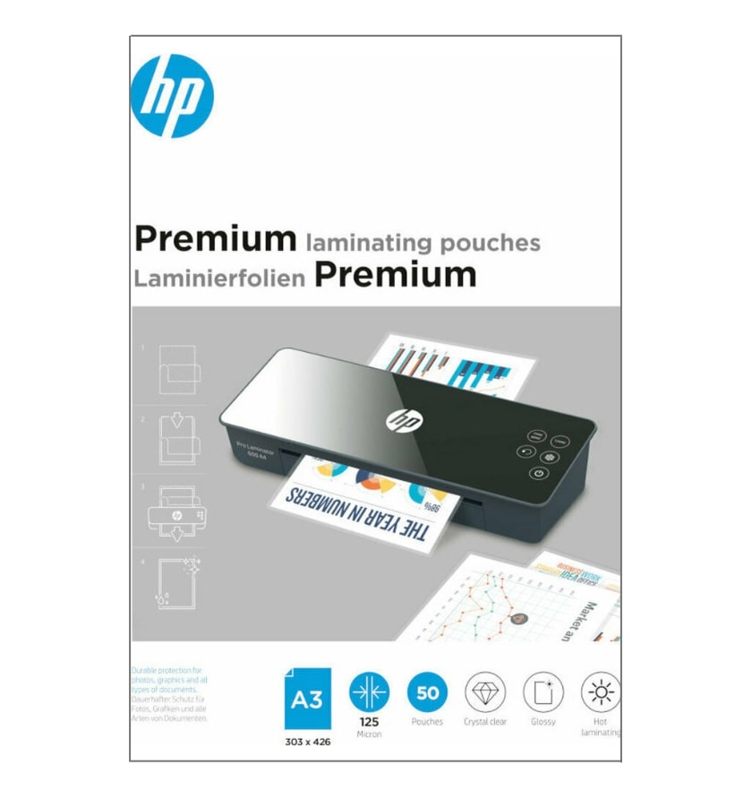 Φύλλα Πλαστικοποίησης HP 9127 Premium Α3 125mic 50τμχ - 113049-0026 (9127)