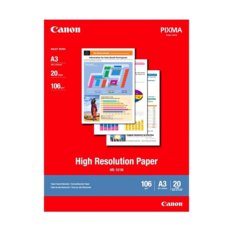 ΧΑΡΤΙ ΕΚΤΥΠΩΣΗΣ CANON A3 High Resolution Paper Matte 106g/m² 20 Φύλλα (1033A006AB)
